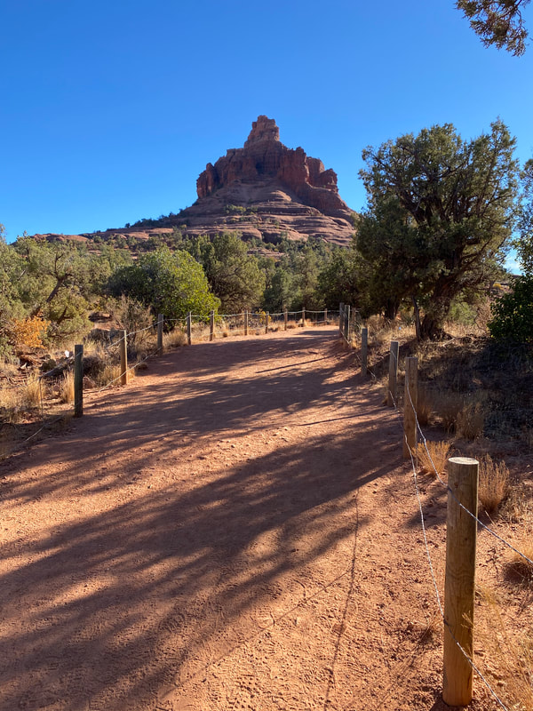 Path from parking lot to Bell Rock in Sedona