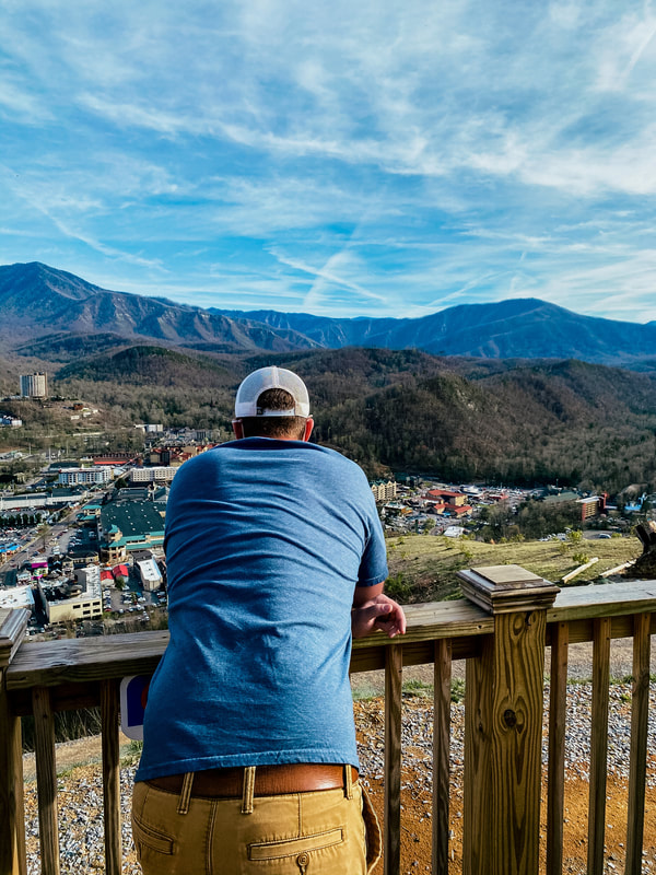 Views from the top of the Gatlinburg SkyBridge.